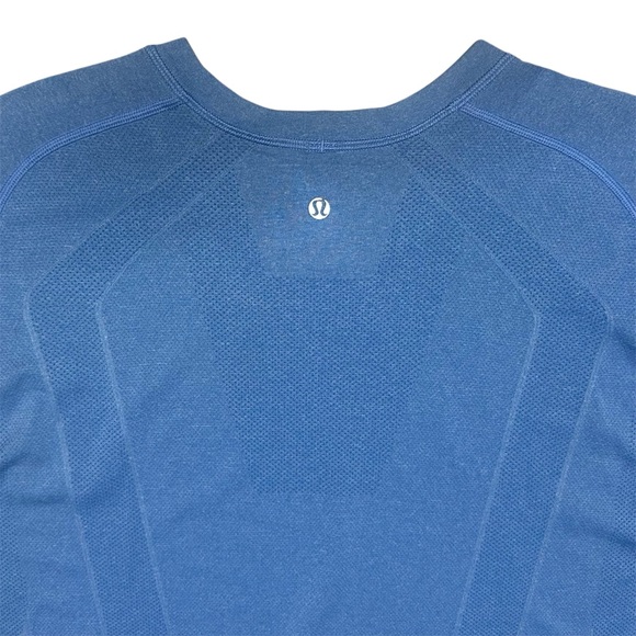 Lululemon Metal Vent Tech Long Sleeve Seamless Ventilation Thumbhole Baltic Blue - Picture 10 of 11